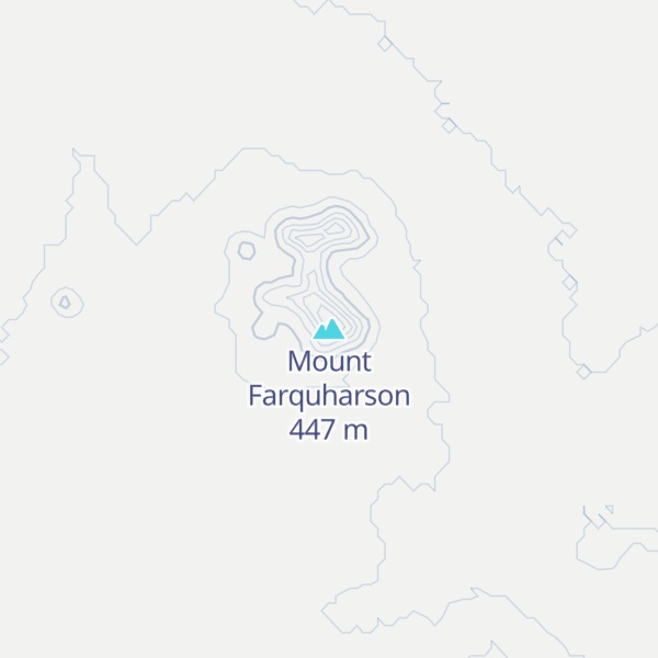 Map of Mount Farquharson