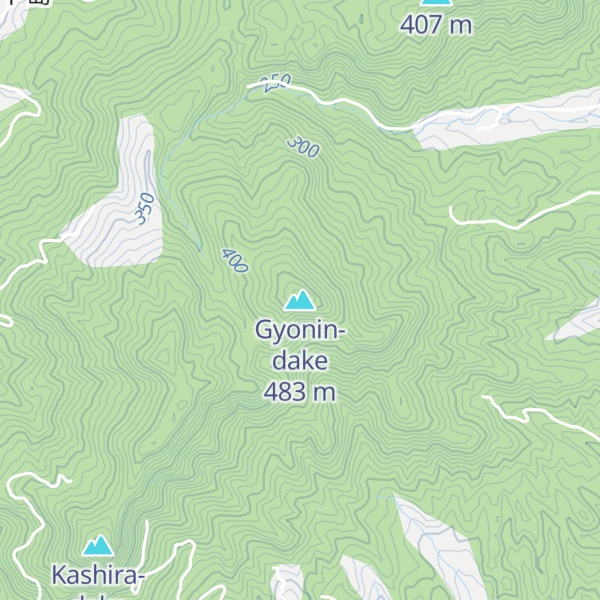 Map of Gyonin-dake