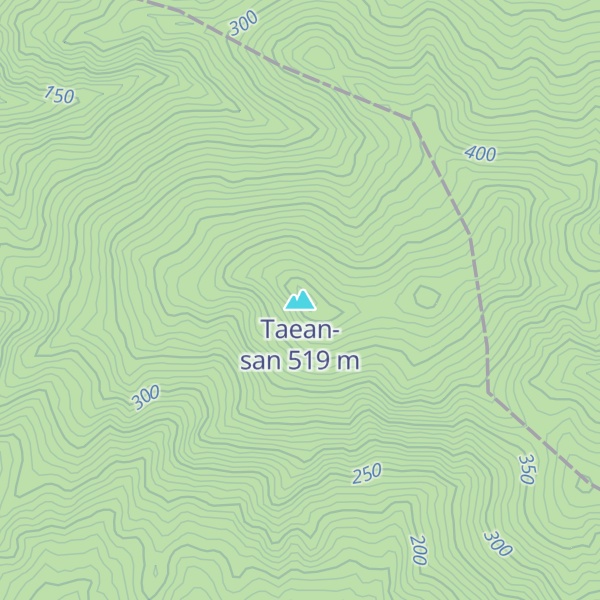 Map of Taean-san
