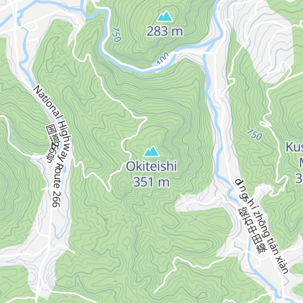 Map of Okiteishi