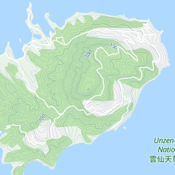 Map of Kajiki Dake