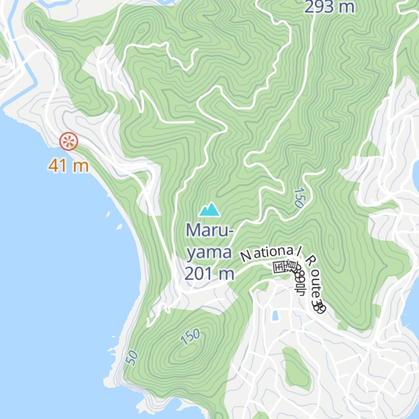 Map of Maru-yama