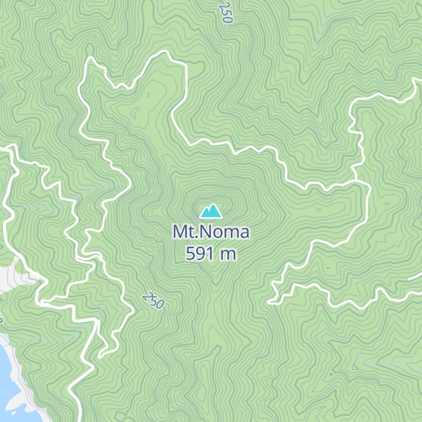 Map of Mt.Noma