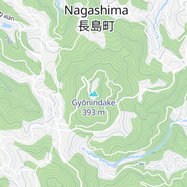 Map of Gyōnindake