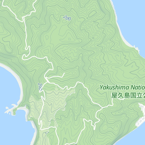 Map of Mt. Banyagamine