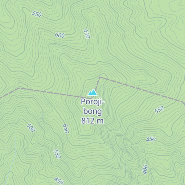 Map of Poroji-bong