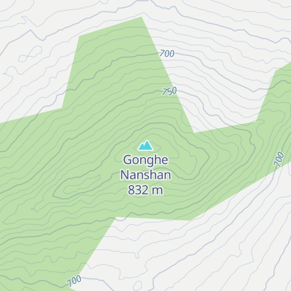 Map of Gonghe Nanshan