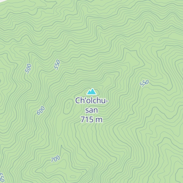 Map of Ch’olchu-san