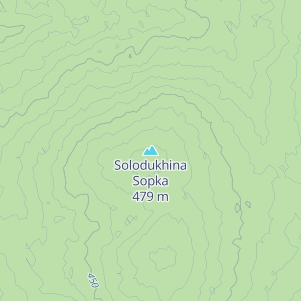 Map of Solodukhina Sopka