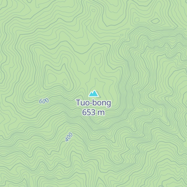 Map of Tuo-bong