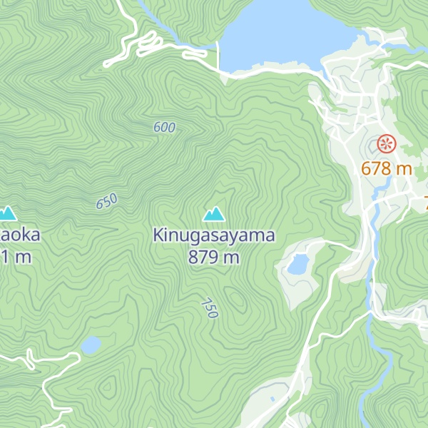 Map of Kinugasayama