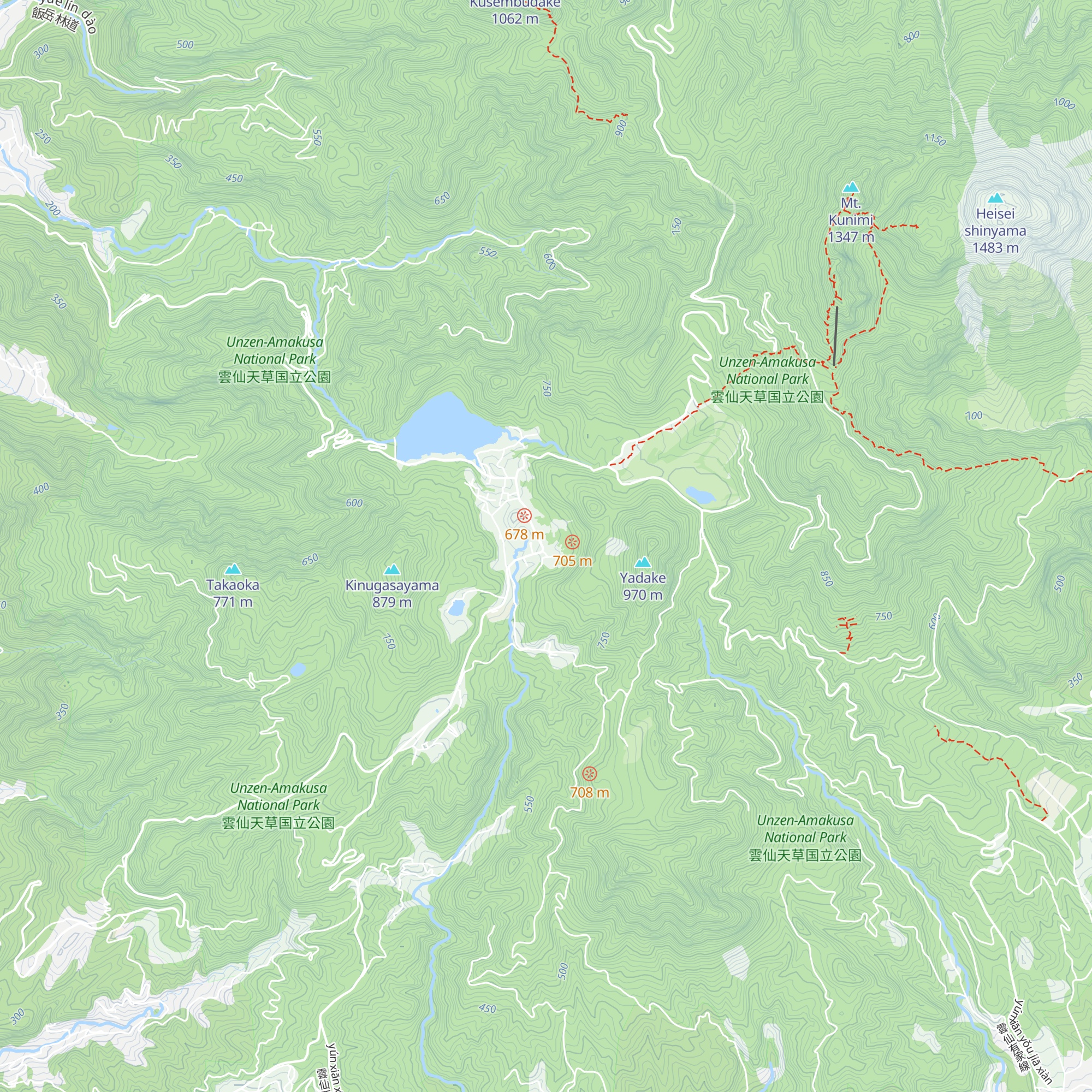 Unzen Oyama No Jōhō Kan ･ Bekkan map