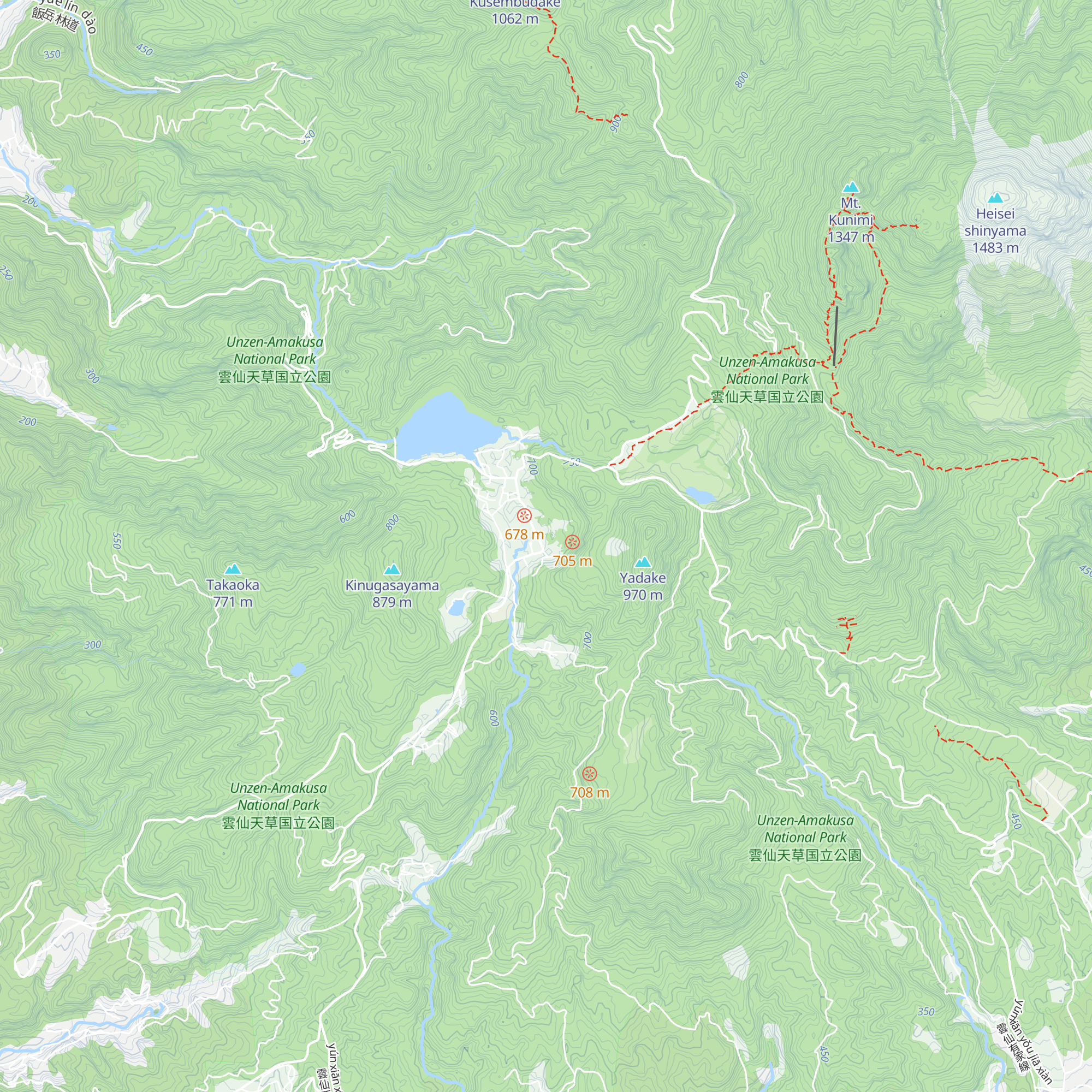 Unzen Oyama No Jōhō Kan ･ Bekkan map