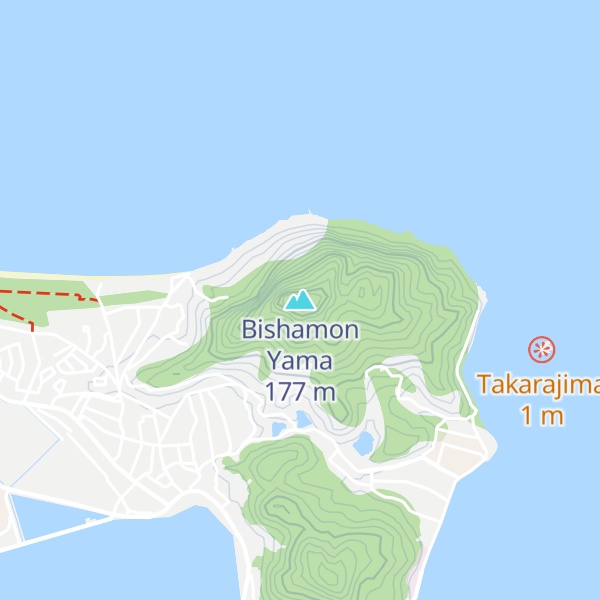 Map of Bishamon Yama