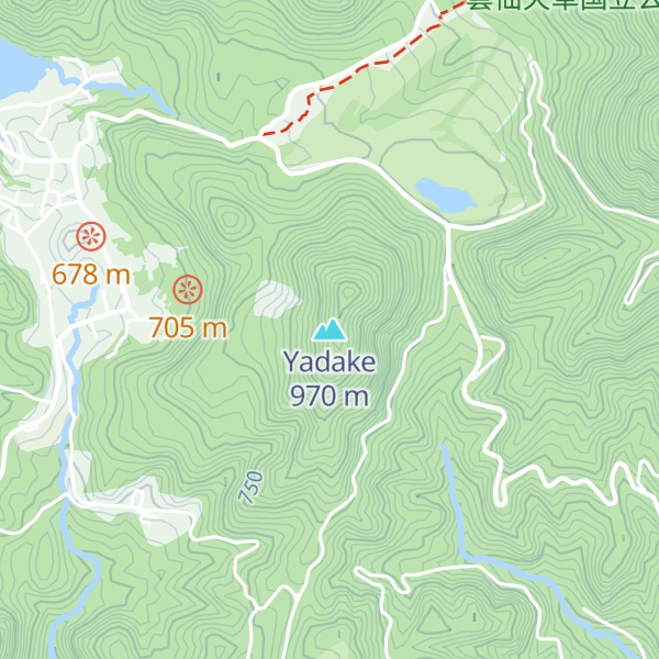Map of Yadake