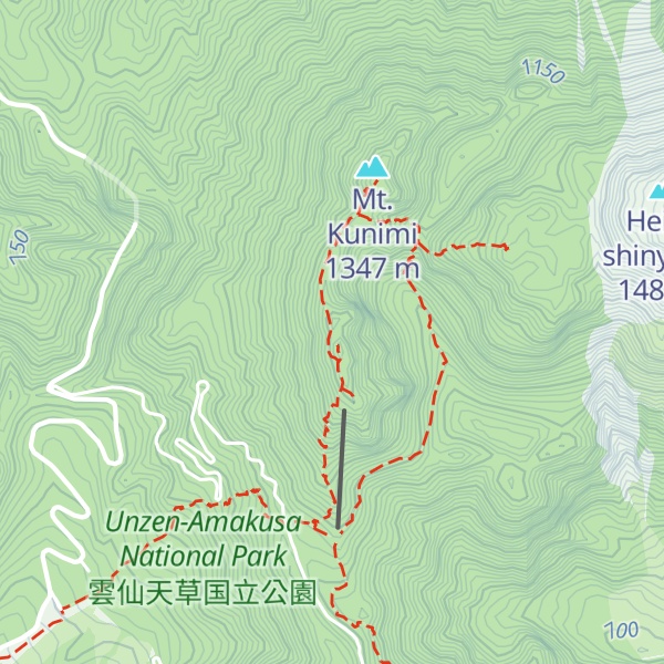 Map of Myōkendake