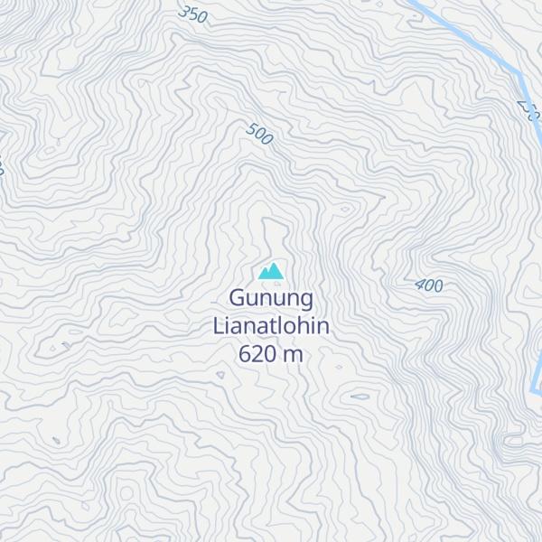 Map of Gunung Lianatlohin