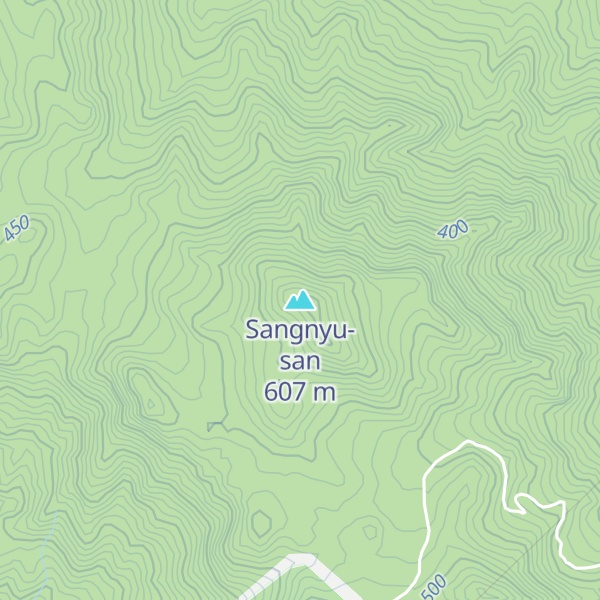 Map of Sangnyu-san
