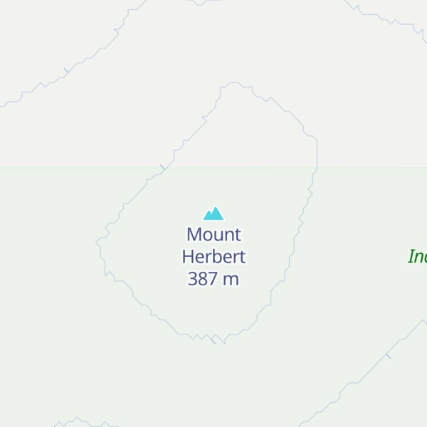 Map of Mount Herbert