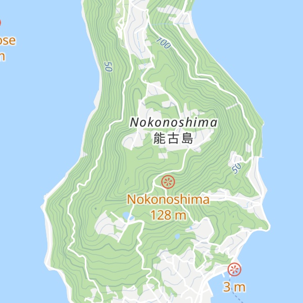 Map of Nokojima