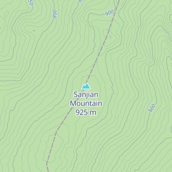 Map of Sanjian Mountain