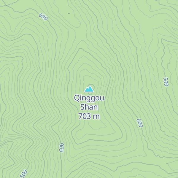 Map of Qinggou Shan