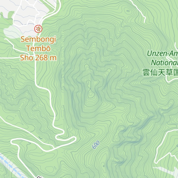 Map of Shichimen'yama ( Bizan )