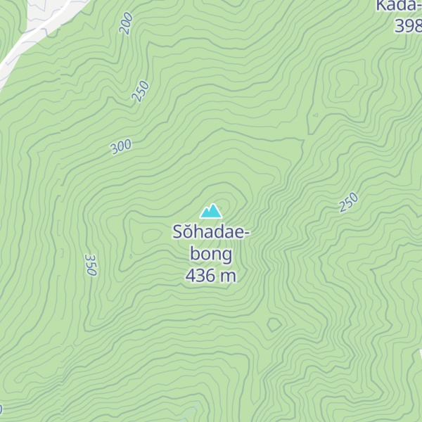 Map of Sŏhadae-bong