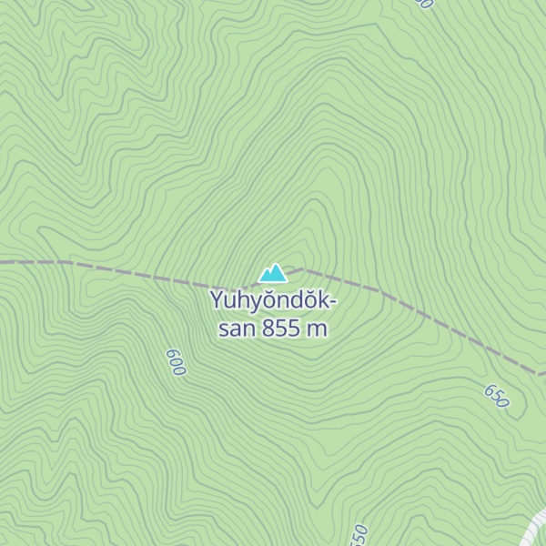 Map of Yuhyŏndŏk-san
