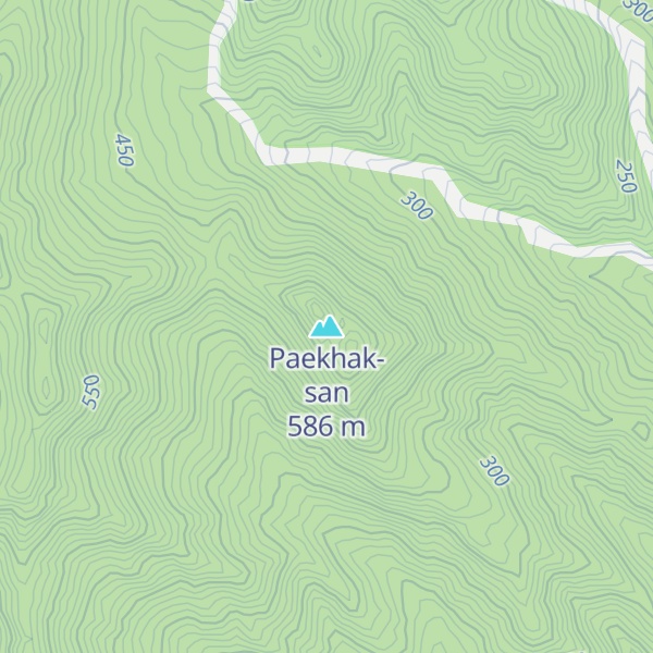 Map of Paekhak-san