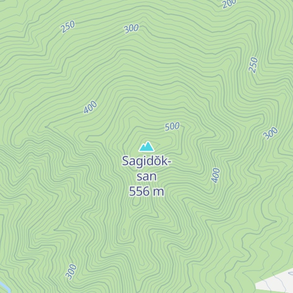Map of Sagidŏk-san