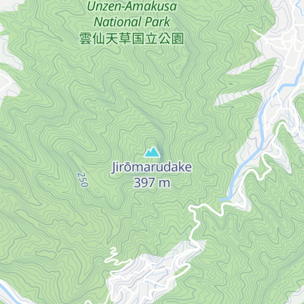 Map of Jirōmarudake