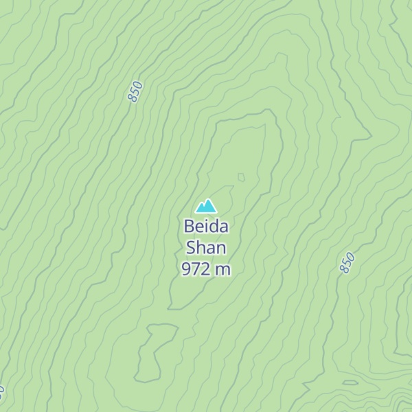 Map of Beida Shan