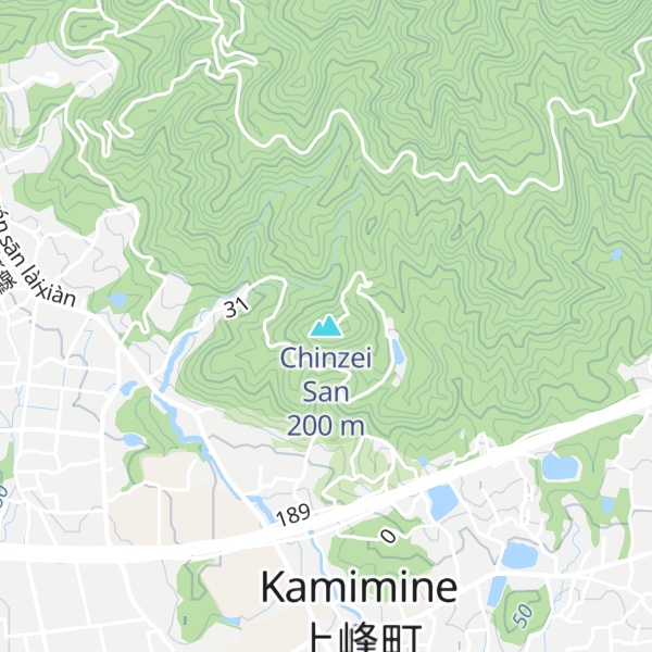 Map of Chinzei San