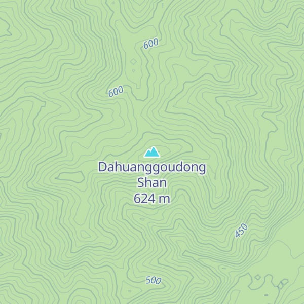 Map of Dahuanggoudong Shan