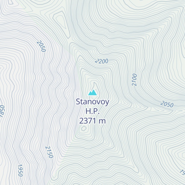 Map of Stanovoy H.P.