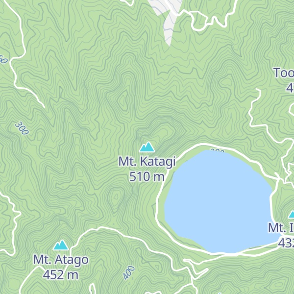 Map of Mt. Katagi