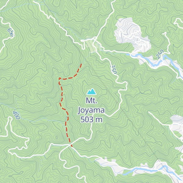 Map of Mt. Joyama