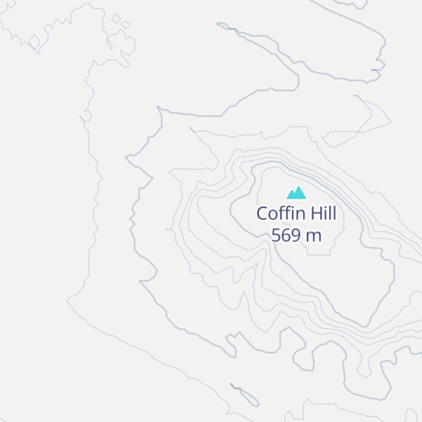 Map of Ooninooninna Hill
