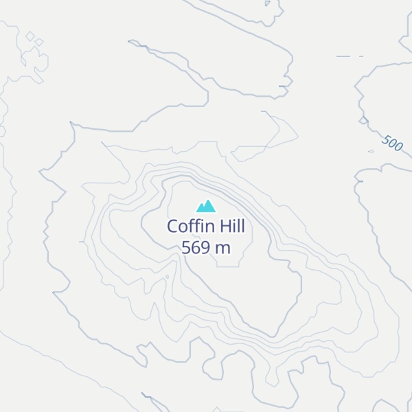 Map of Coffin Hill