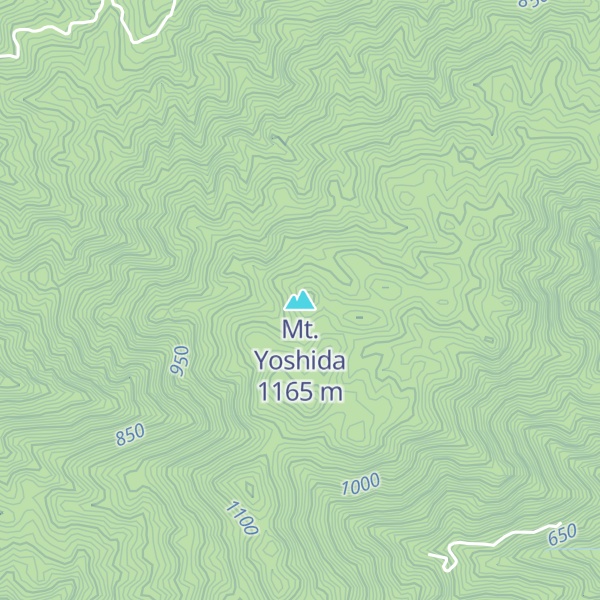 Map of Mt. Yoshida