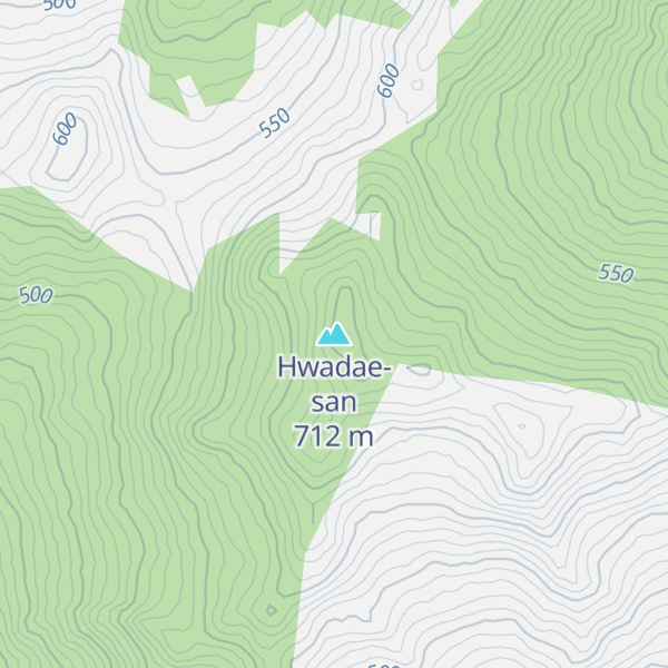 Map of Hwadae-san