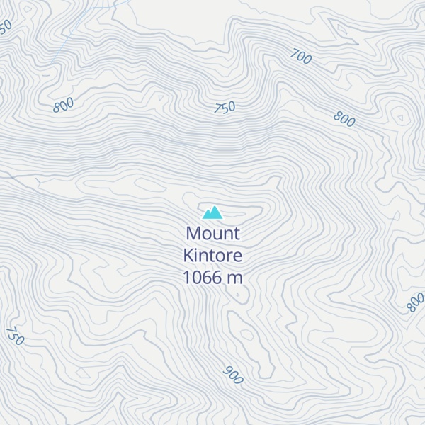 Map of Mount Kintore