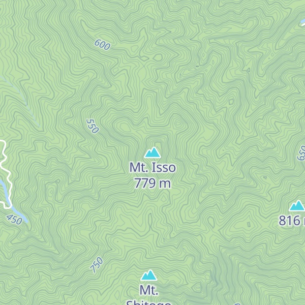 Map of Mt. Isso
