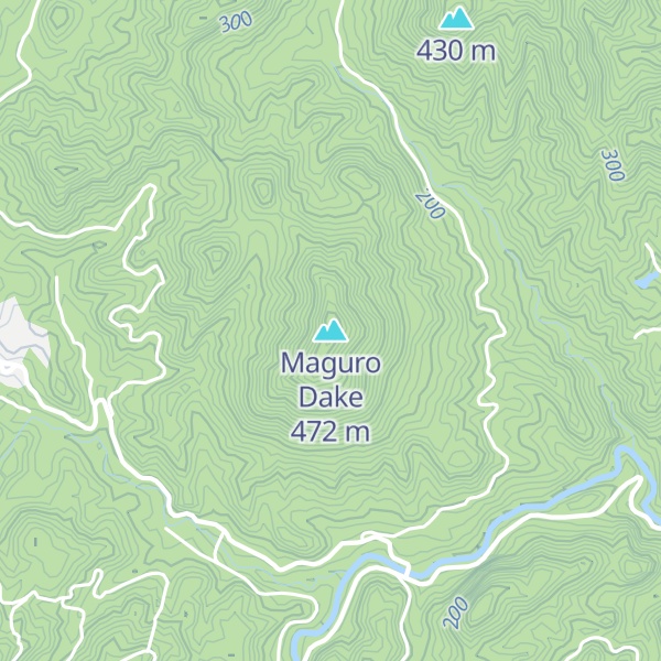 Map of Maguro Dake