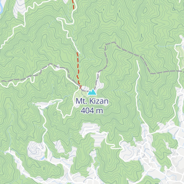 Map of Mt. Kizan