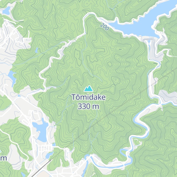 Map of Tōmidake