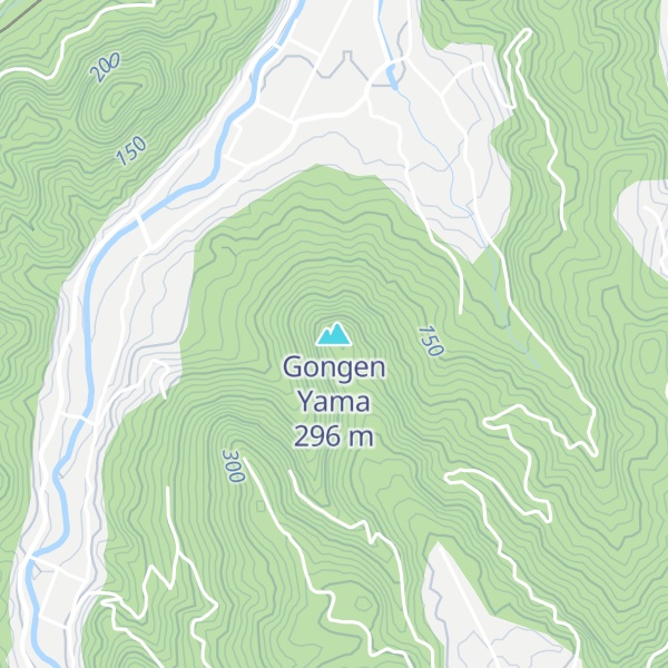 Map of Gongen Yama