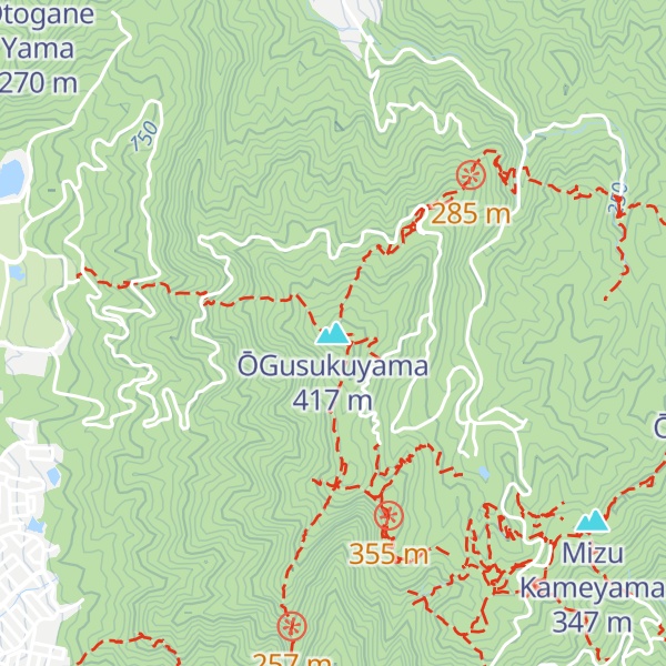 Map of ŌGusukuyama
