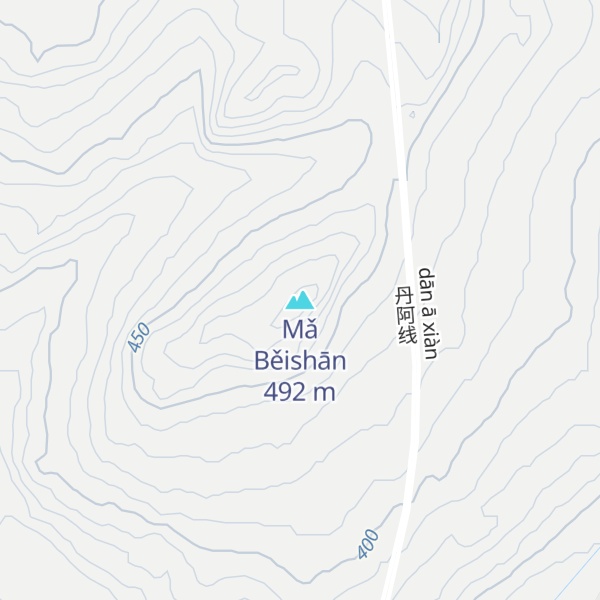 Map of Mǎ Běishān